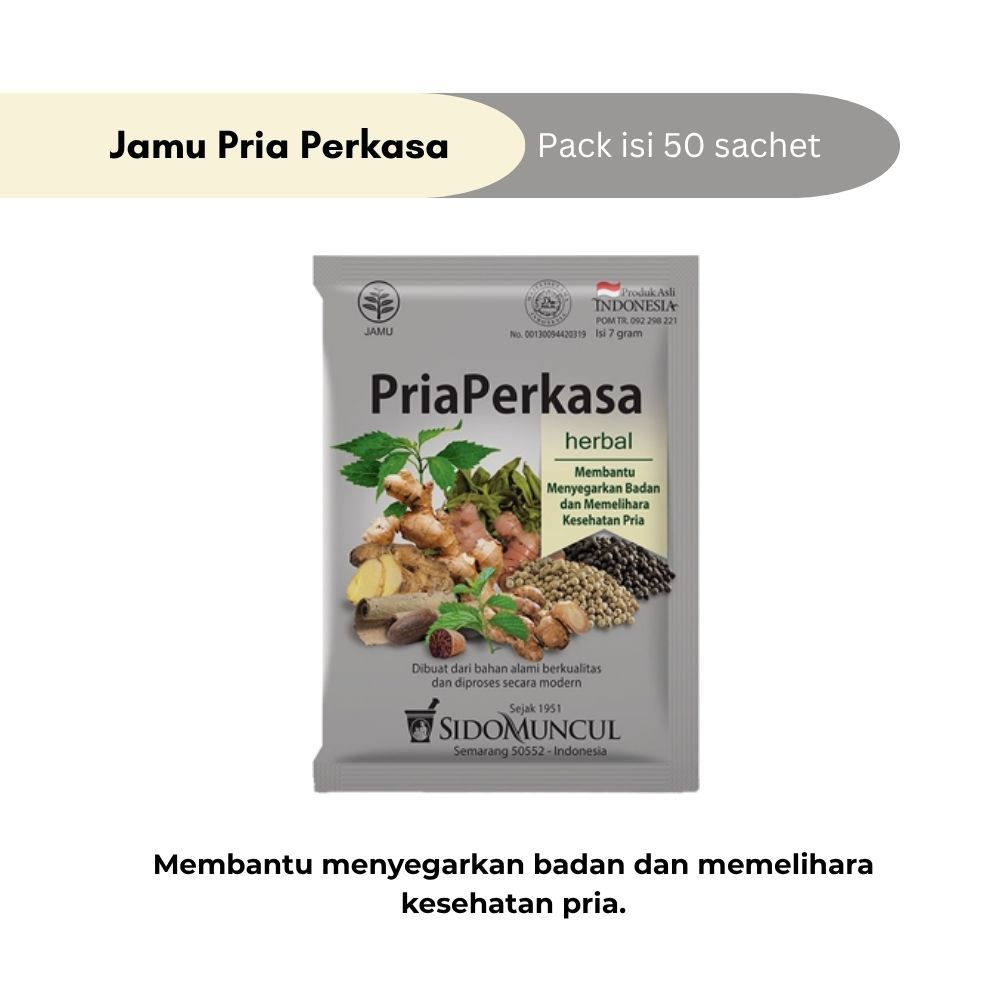 Sidomuncul Jamu Pria Perkasa 10 Sachet