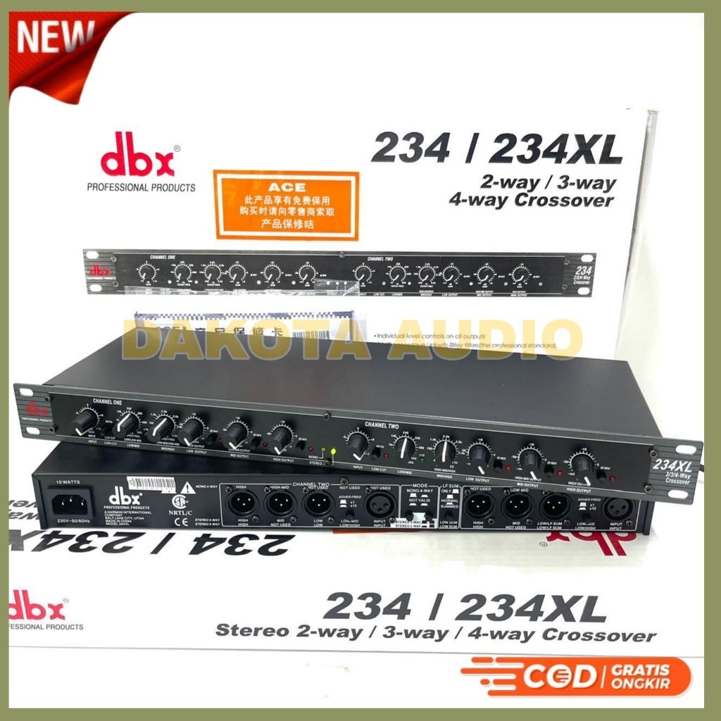 Crossover DBX 234XL 2way / 3way / 4way Crossover dbx234 xl