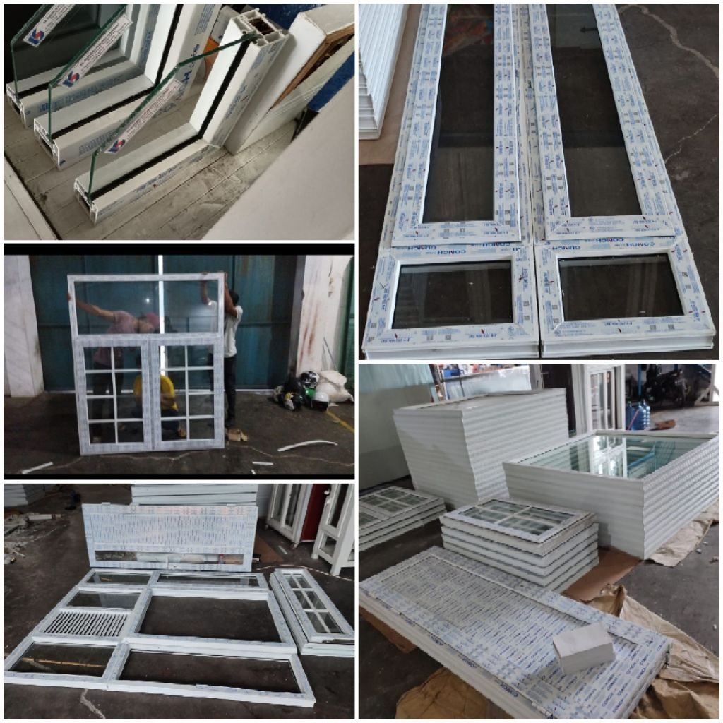 kusen pintu jendela upvc/upvc conch/bukan kusen alumunium