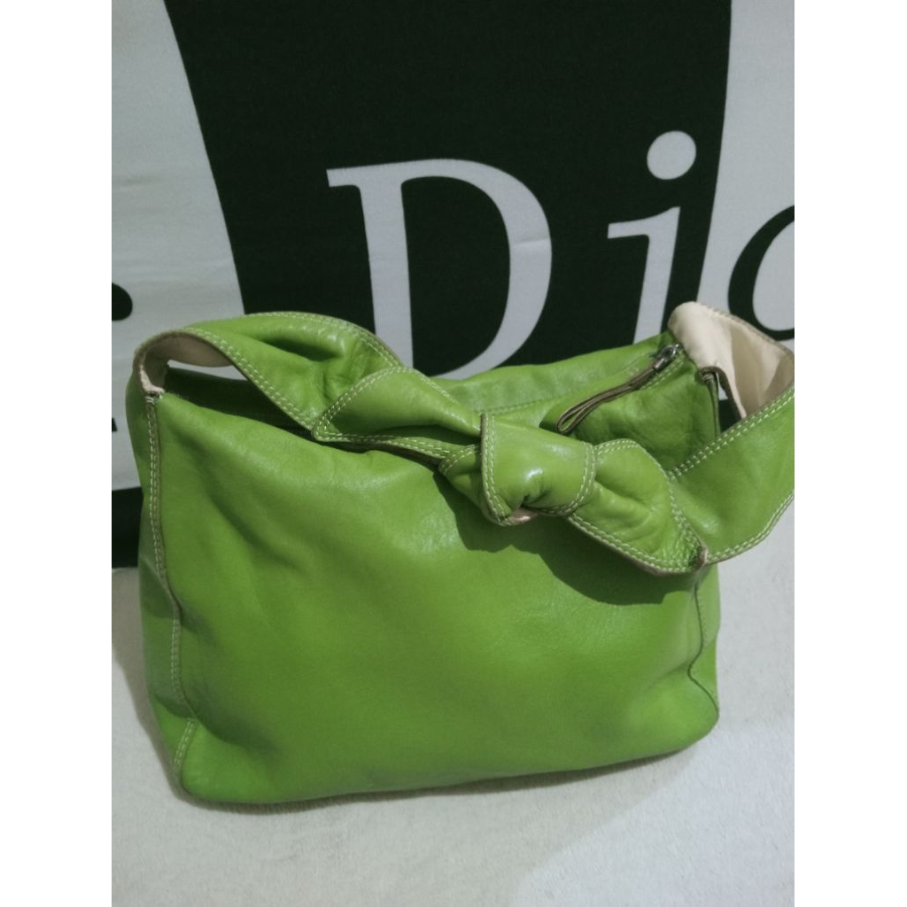 Hand Bag Kate Spade Green Rare Second