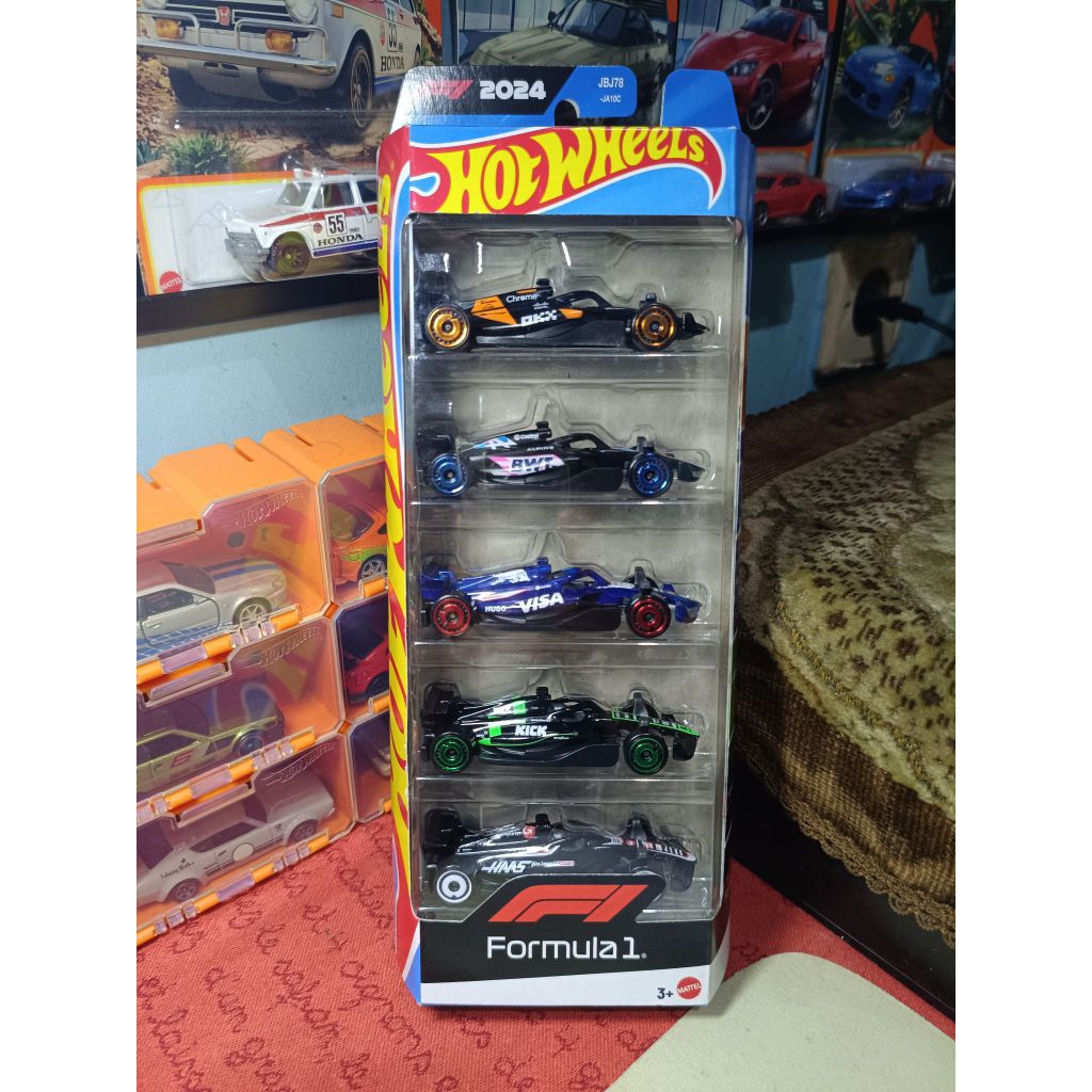HOT WHEELS 5 PACK FORMULA 1 F1 2024