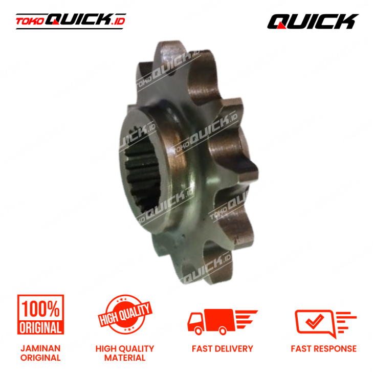 GIR/GIGI RANTAI SEKUNDER RTH/RTH-SECOND SPROCKET 12 T, CAKAR BAJA (SP)
