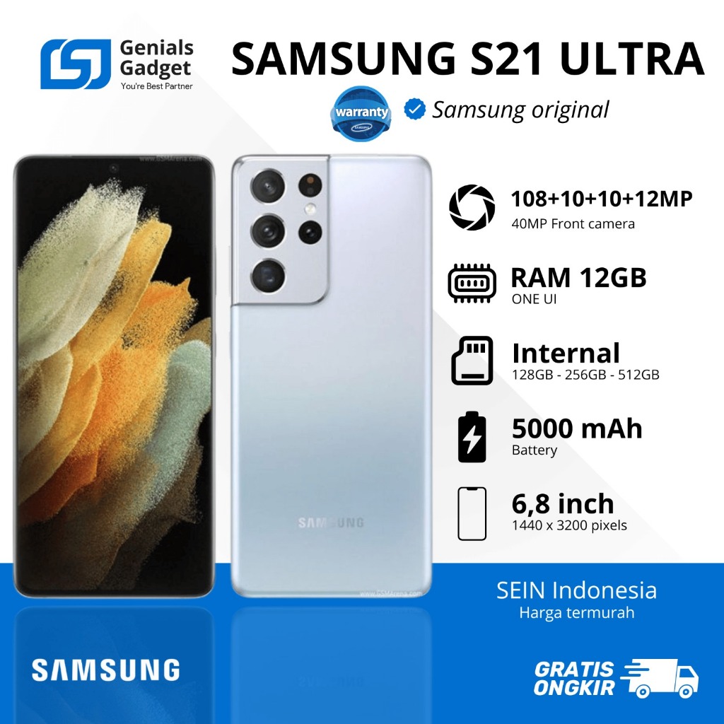 GG - SEIN | SAMSUNG GALAXY S21 ULTRA 5G (12/256gb, 16/512gb) | SECOND RESMI INDONESIA