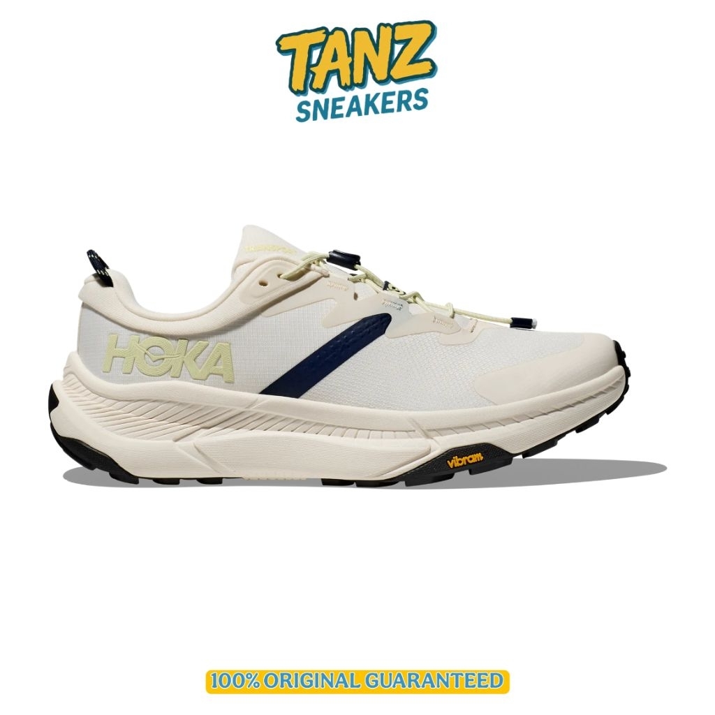 SEPATU TRAIL RUNNING HOKA ONE TRANSPORT ALABASTER VARSITY NAVY ORIGINAL RESMI