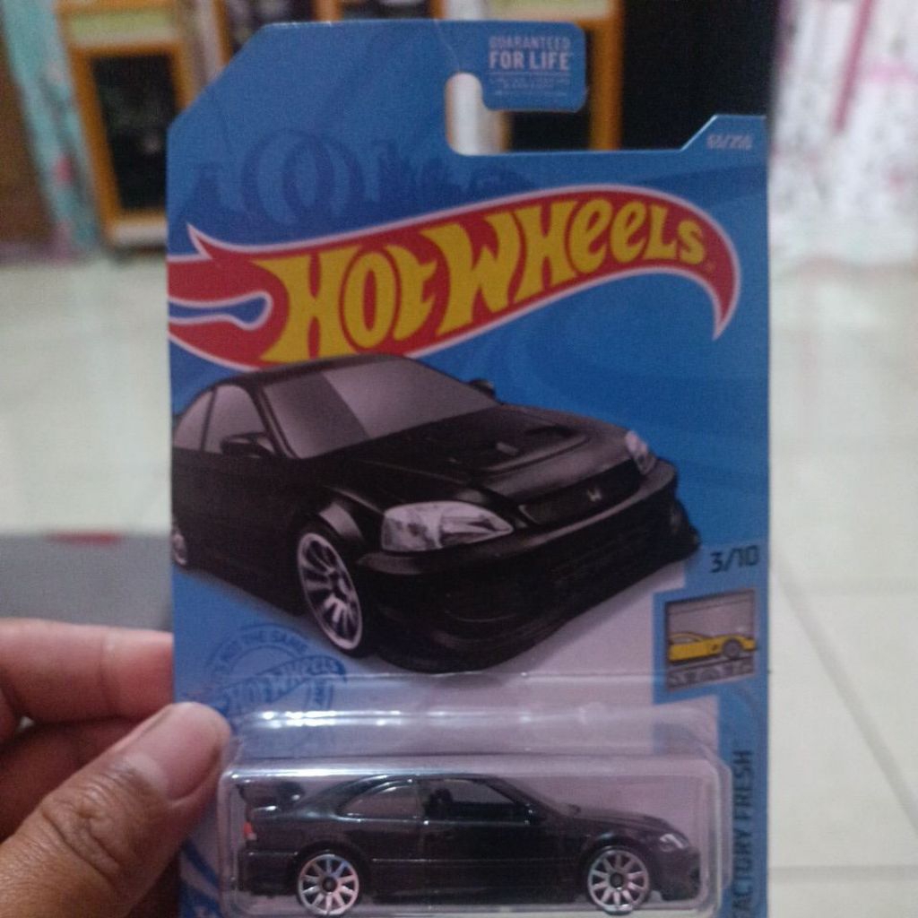 Hot wheels honda civic si hitam