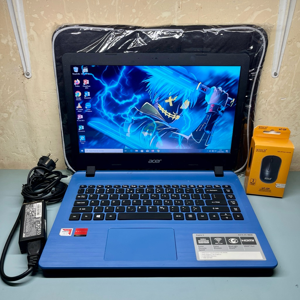 ACER A314 AMD A9-9 RAM 4GB/HARDISK 500GB( tanyakan stock dulu)