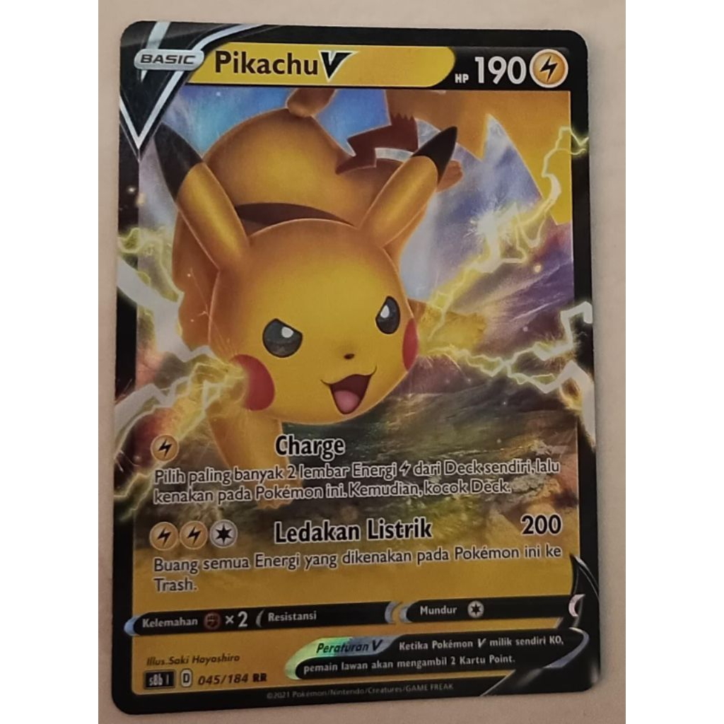 Pokémon Pikachu V (045/184)RR