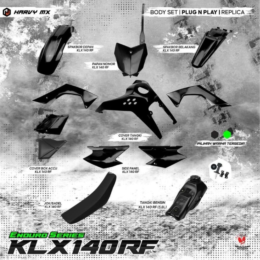 body set klx 140 HRV