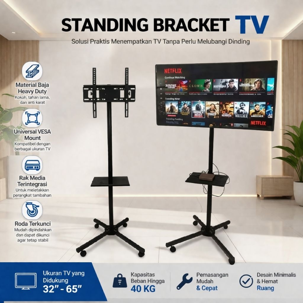 Standing Bracket Tv 32-65inch/Stan Bracket Tv