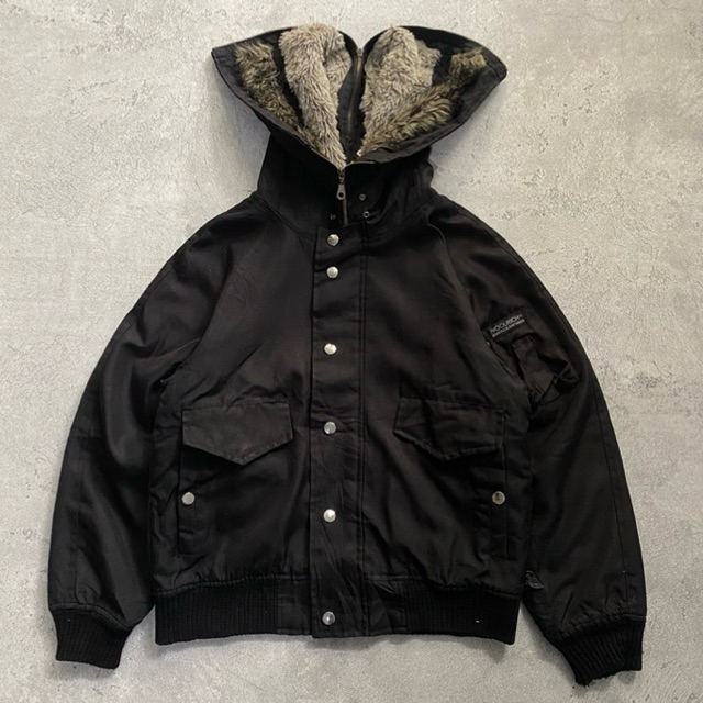 1980’s Woolrich Flight Bomber Jacket Faur Fix Hooded