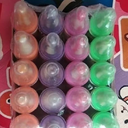 10 pcs mainan permen dot anak