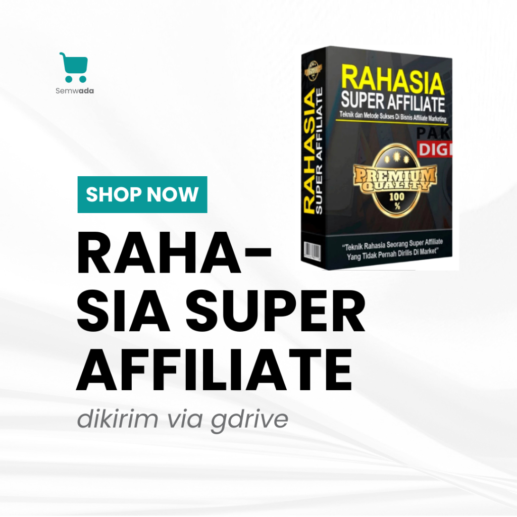 (A008) Rahasia Super Affiliate Mastery - Materi Video Pembelajaran