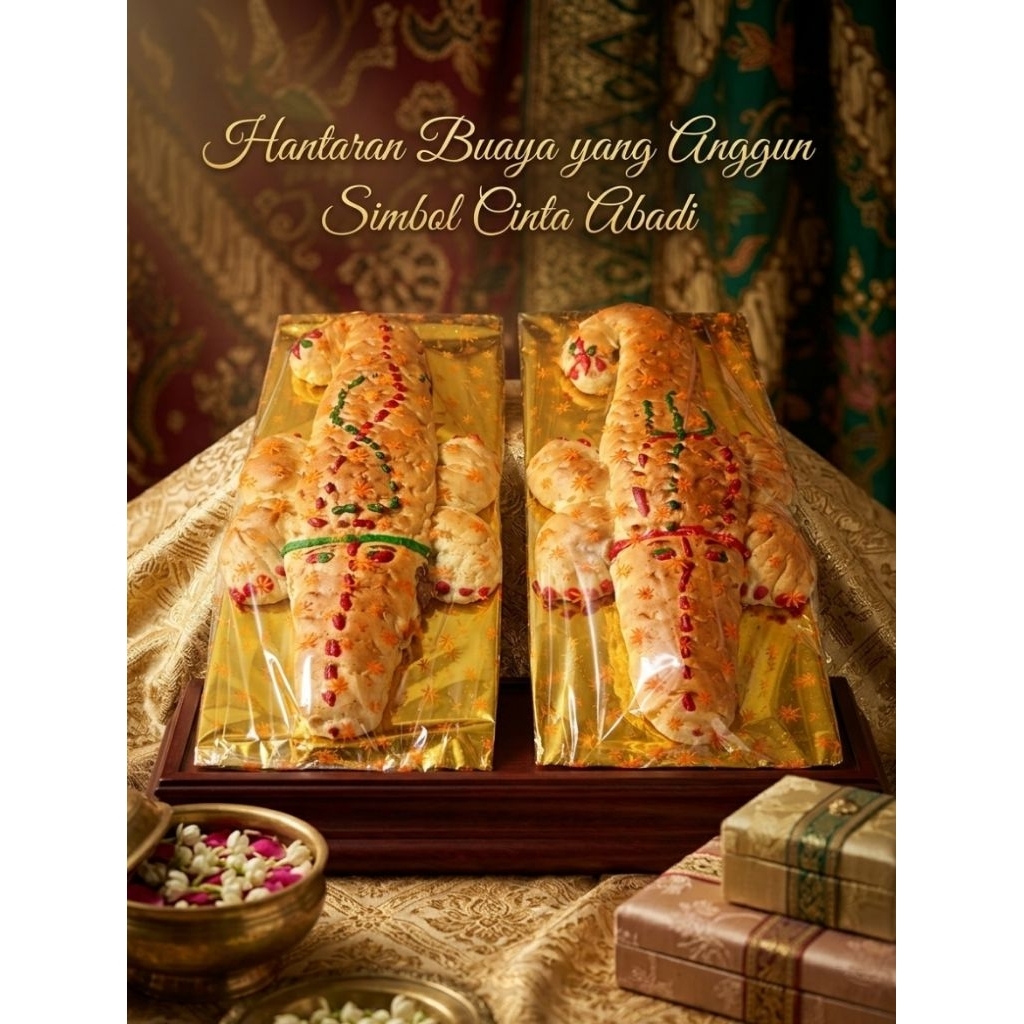 Roti Buaya Sepasang Rasa Kombinasi