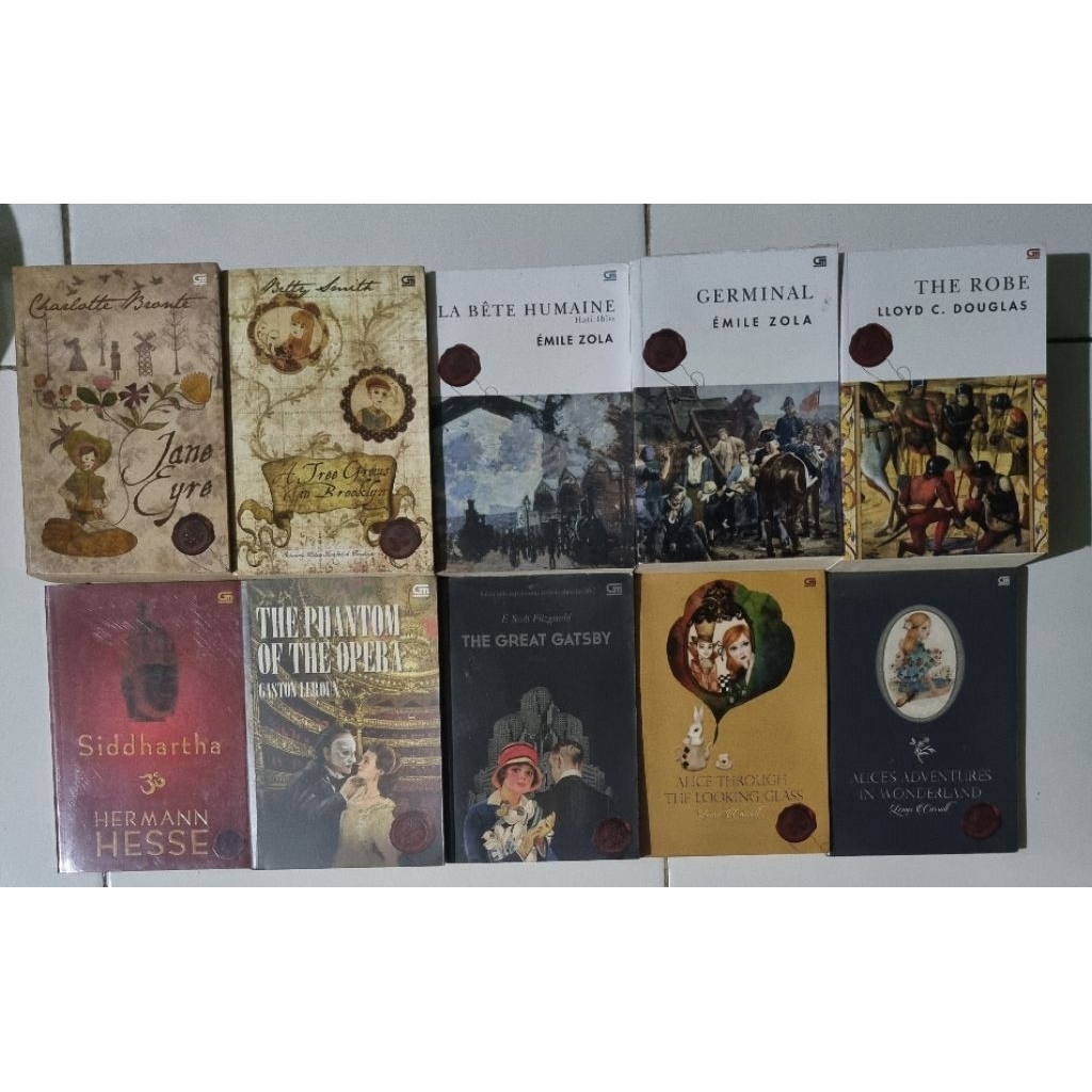 Literatur Klasik Preloved ORIGINAL Terjemahan | Jane Eyre | Alice in Wonderland - Alice Through the 