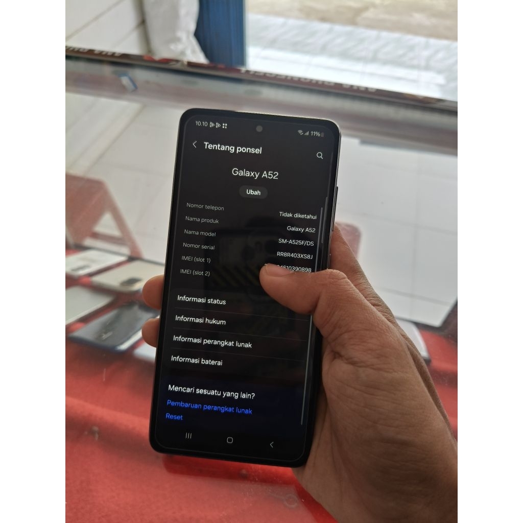 HP SECOND SAMSUNG A52 RAM 8/256