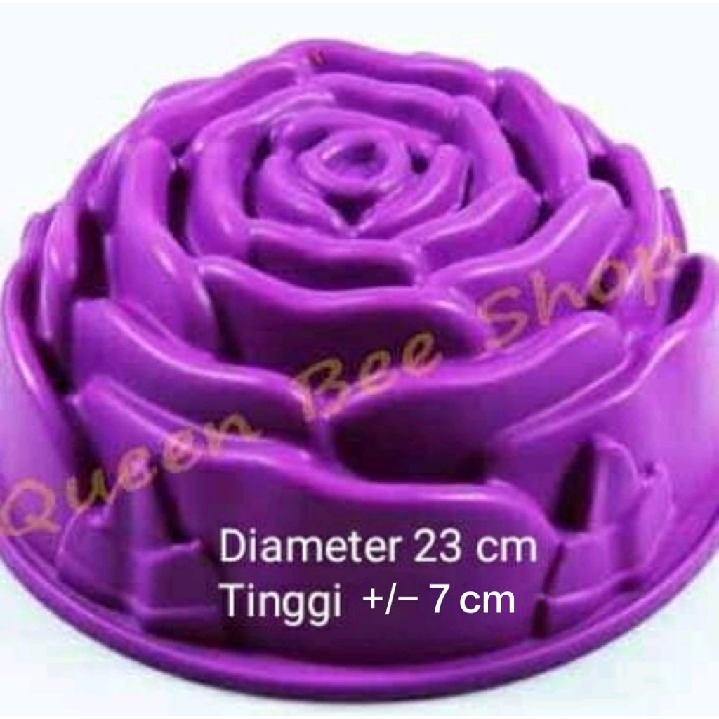 Cetakan silikon mawar besar