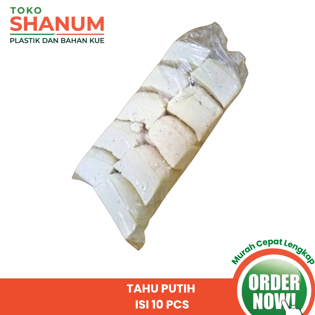 TAHU • Tahu Putih isi 10 pcs