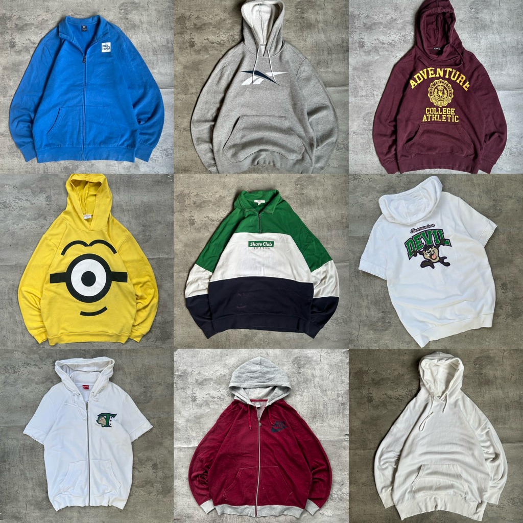 jaket corduroy, tractop, coach jacket 2nd (beli 2 dikirim 3)