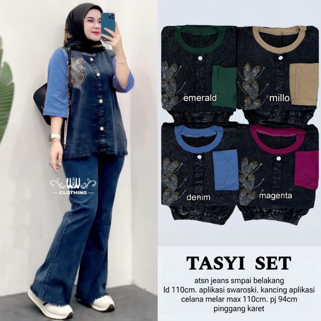 Tasyi/Mary/Addis/Manda/Alodi/Jovi/Mogu/Livi/Dida Setelan W&W Cloth