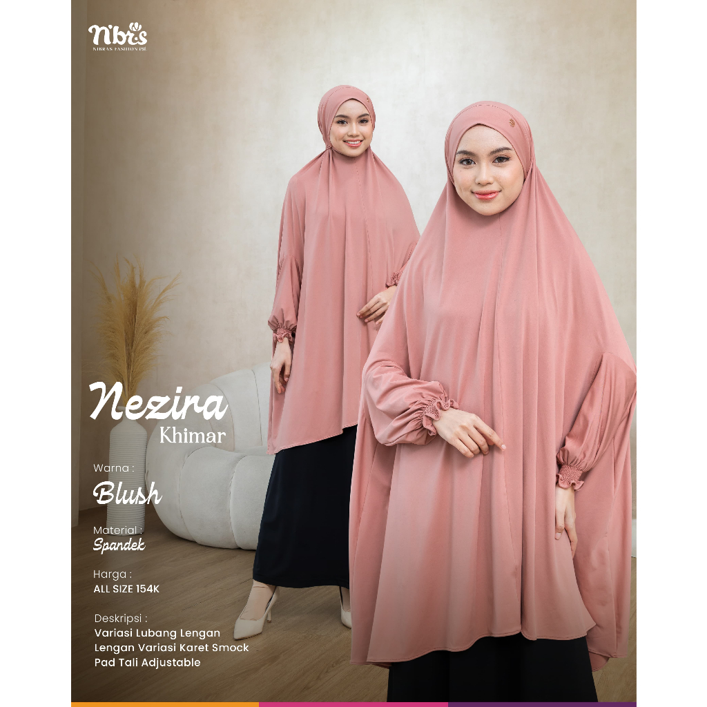 Jilbab Nazira Khimar Nibra's
