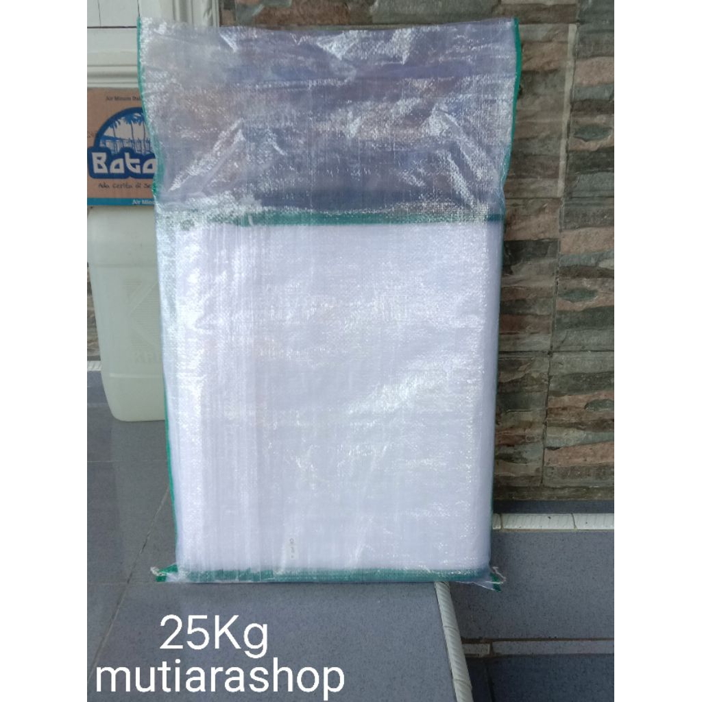 Karung Transfaran 25Kg isi 50Pcs | Karung kemasan polos