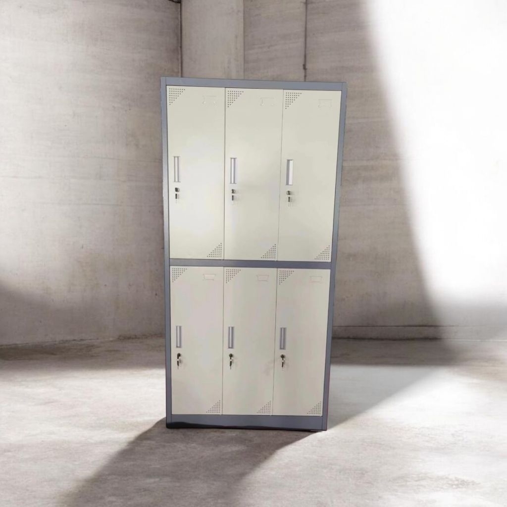 loker besi 6 pintu