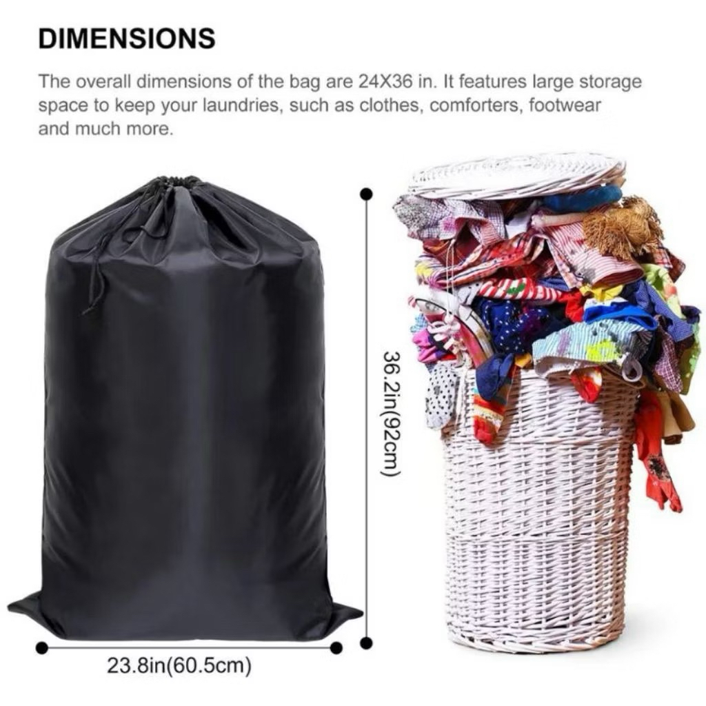 Tas loundry tempat baju kotor tas laundry ukuran besar muat banyak-Tas baju laundry besar jumbo rans