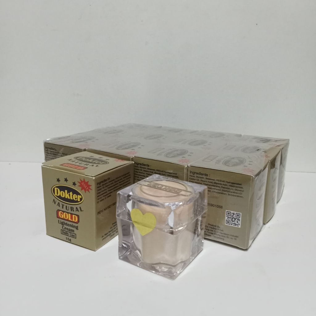 Cream wajah Dr Gold lightening Cream Day Night Herlina Losinan