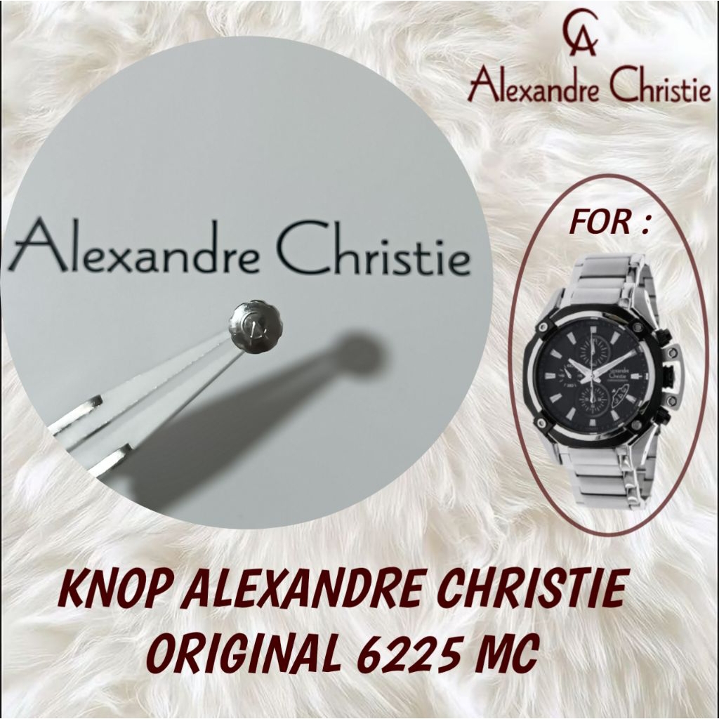 Knop / crown Alexandre Christie original 6225 MC