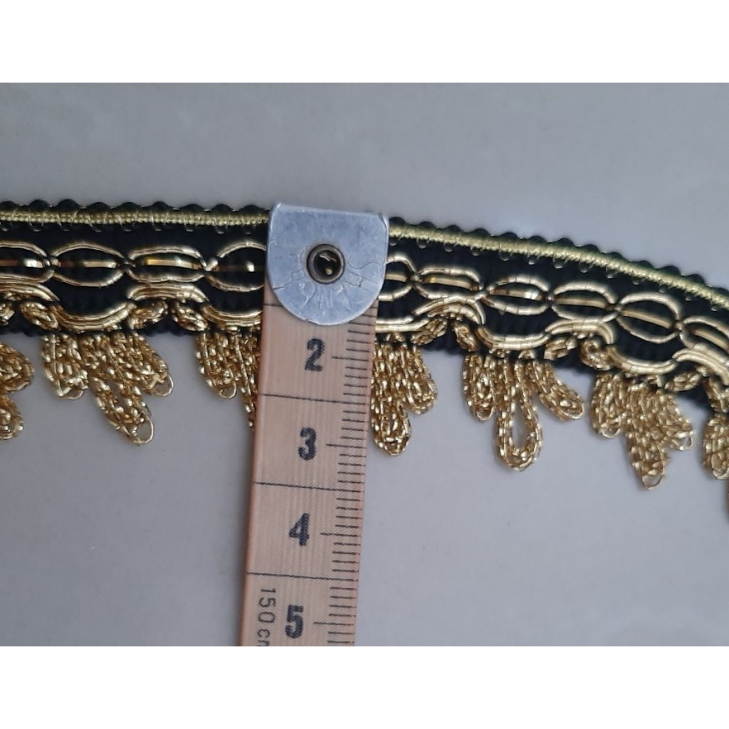 [240] RENDA BLACK GOLD LEBAR 2.5 CM