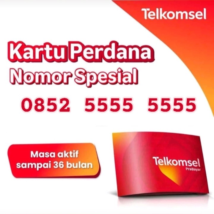 KARTU PERDANA TELKOMSEL NOMORNYA CANTIK ADA BONUS KUOTA 55-100GB
