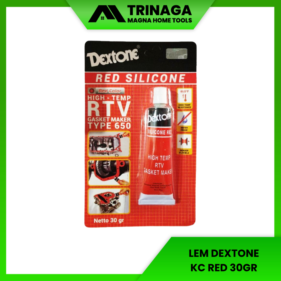 LEM DEXTONE KACA AQUARIUM BENING KECIL MERAH