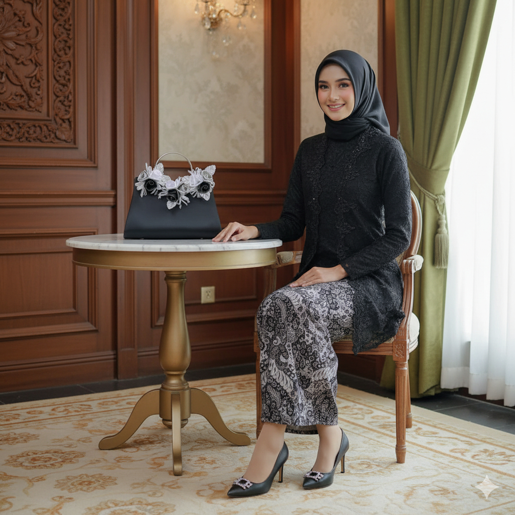 Tas Pesta Wanita untuk Wisuda – Clutch Selempang Elegan, Bahan Satin Halus, Muat Banyak, Tas Kondang
