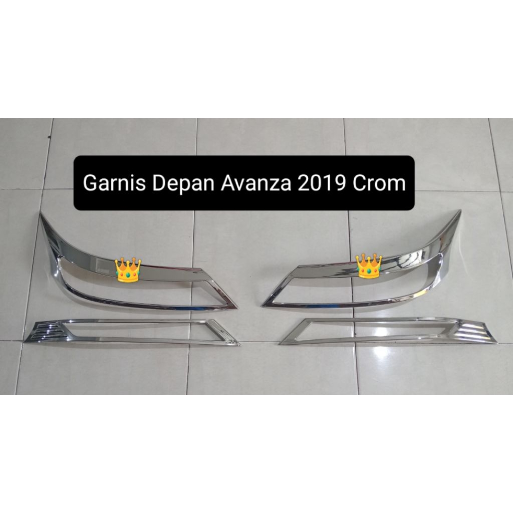Garnis lampu Depan Avanza 2019 / Garnis lampu Belakang Avanza 2019 / Garnis depan belakang Avanza 20