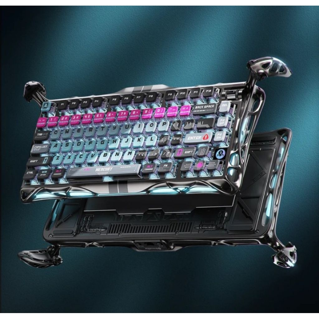 Gravastar Mercury V75 Pro Cyberpunk Keyboard