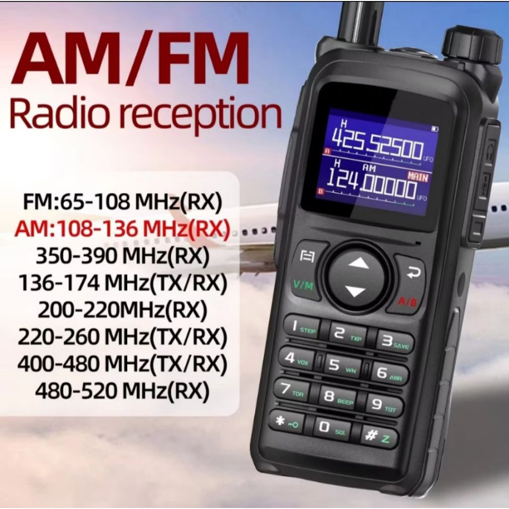 HT BAOFENG 10 WATT MULTI BAND UHF-VHF