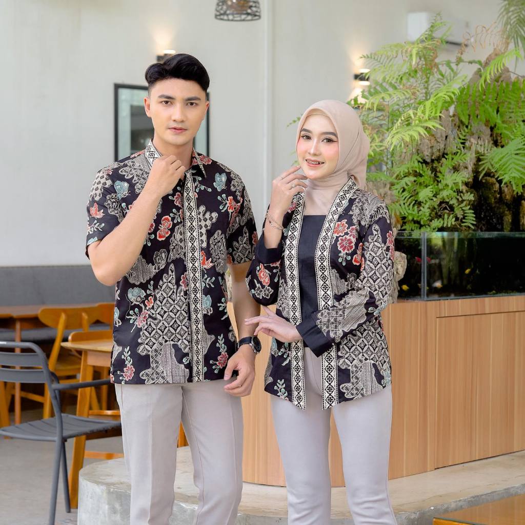 Benang Raja Batik Couple Katun Stretch Sekar Puspita