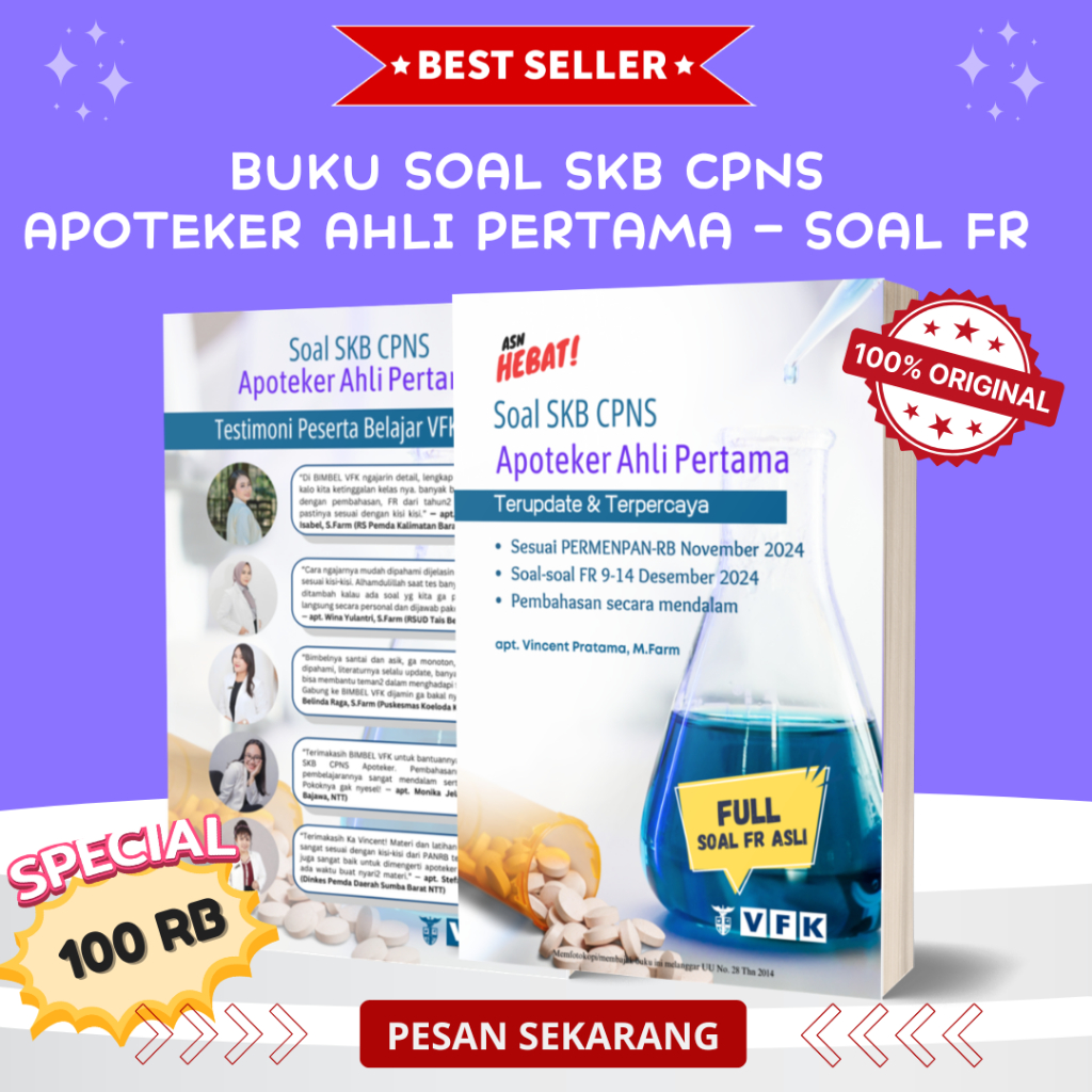 BUKU SOAL SKB CPNS APOTEKER 2026