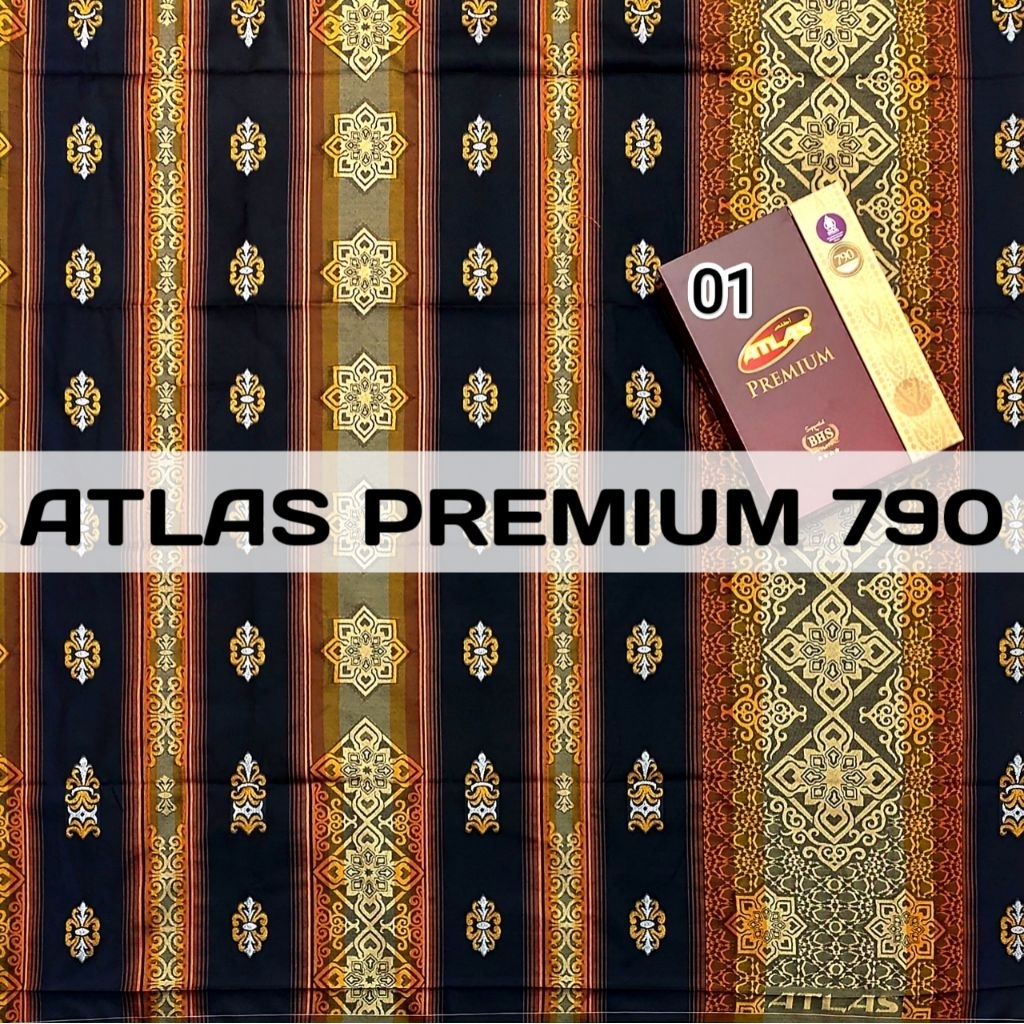 Sarung Atlas Premium 790 Jacquard Full Songket