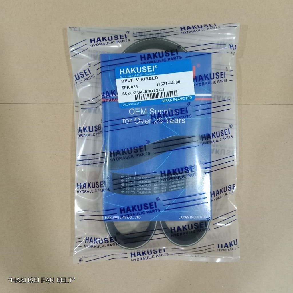 Fan Belt / Van Belt / 5PK 835 / Suzuki Baleno / Swift / V-BELT