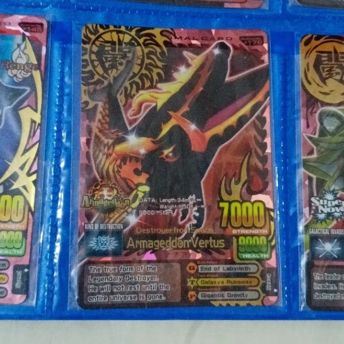 kartu animal kaiser armageddon vertus evo 7 ultra rare original