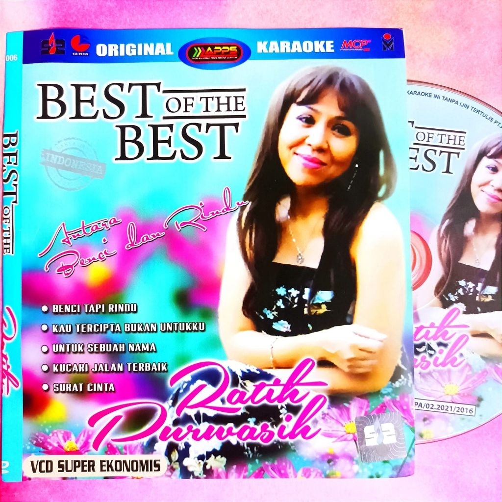 VCD KARAOKE POP LAWAS-LAGU RATIH PURWASIH-KASET DVD LAGU-VCD KARAOKE TEMBANG KENANGAN-VCD KARAOKE LA