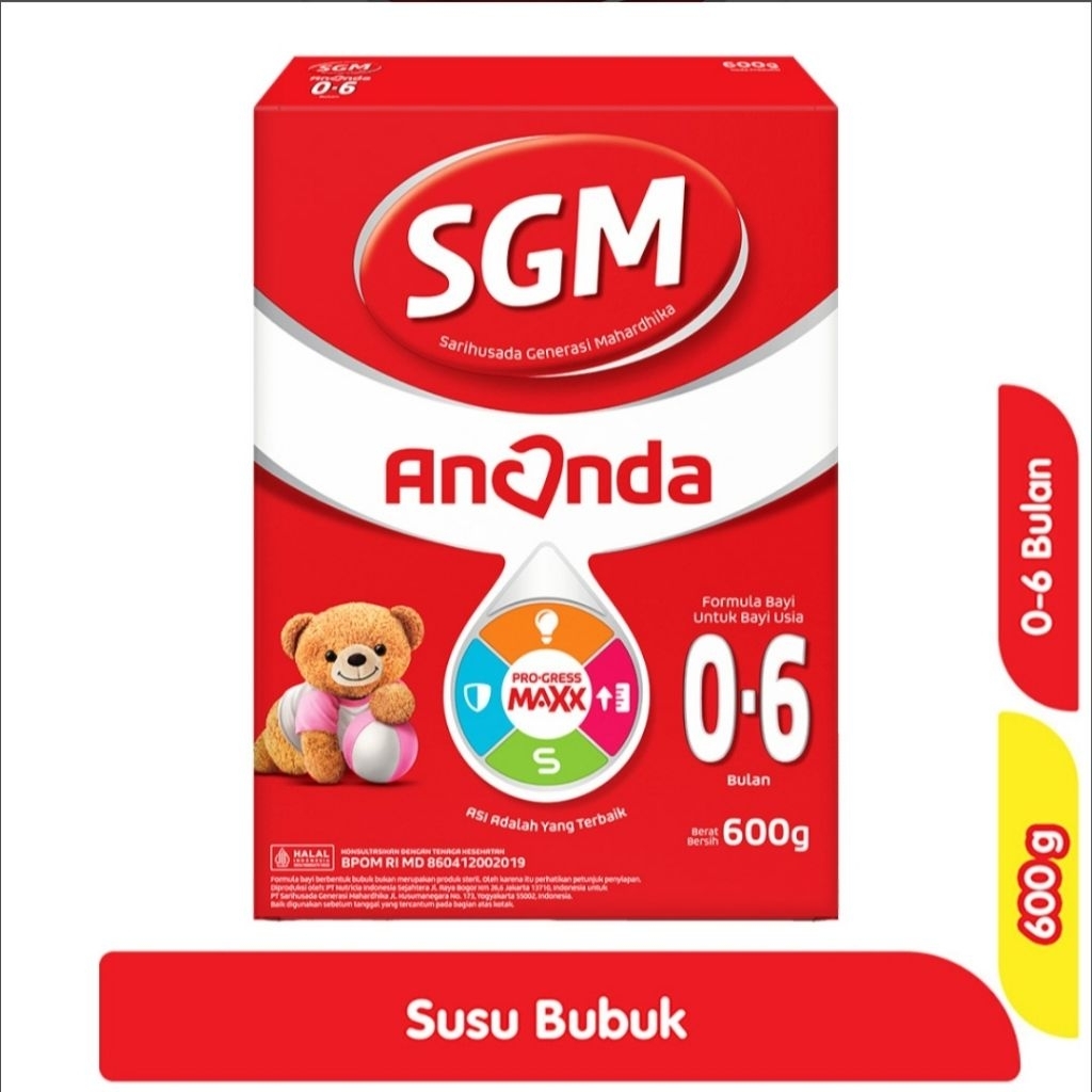 SGM Ananda 1 Susu Formula Bayi 0-6 Bulan 550 g