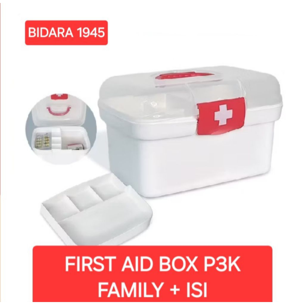 First Aid Kit Family P3K Box + isi