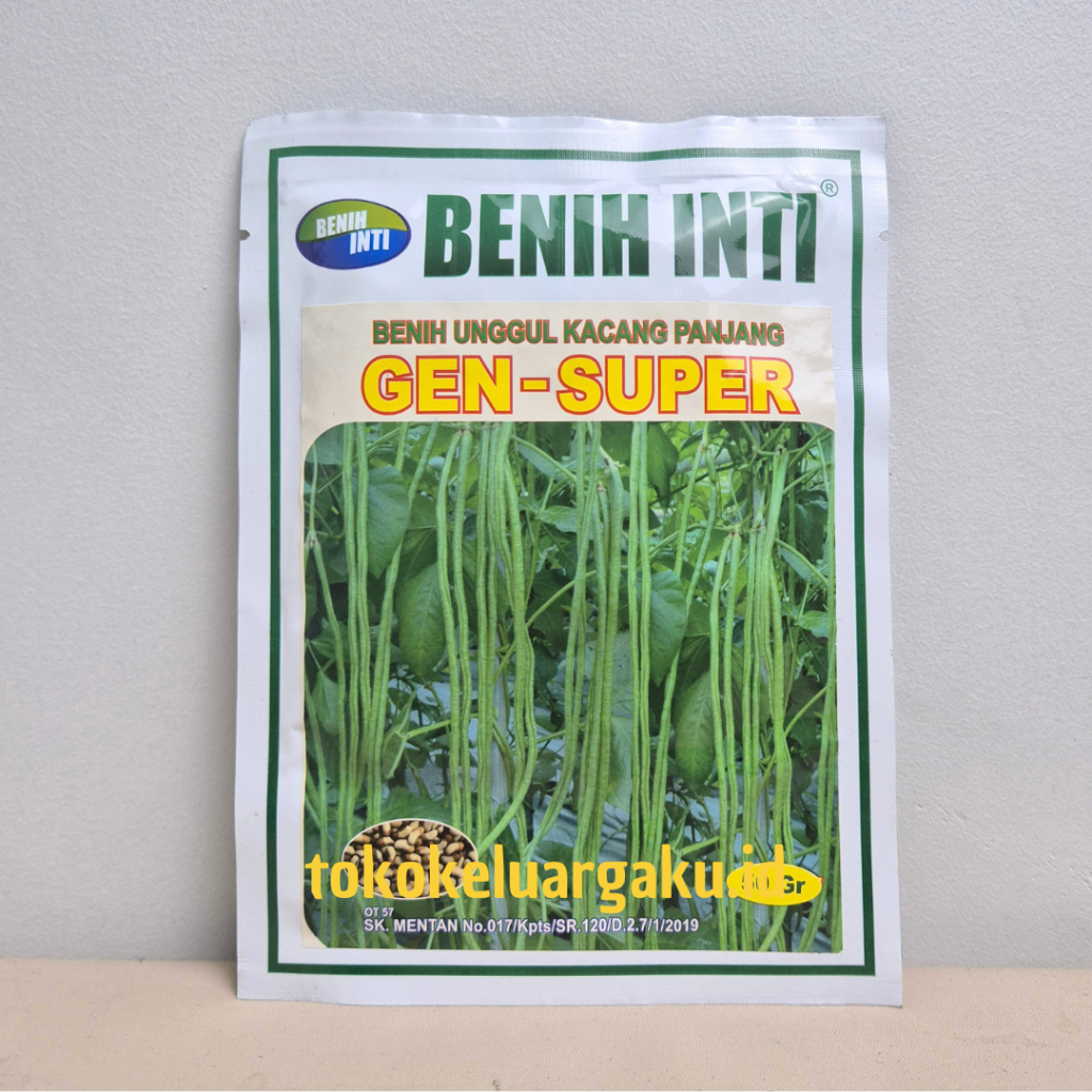 Benih Kacang Panjang GEN SUPER isi 50 gram cap Benih INTI Produktivitas tinggi