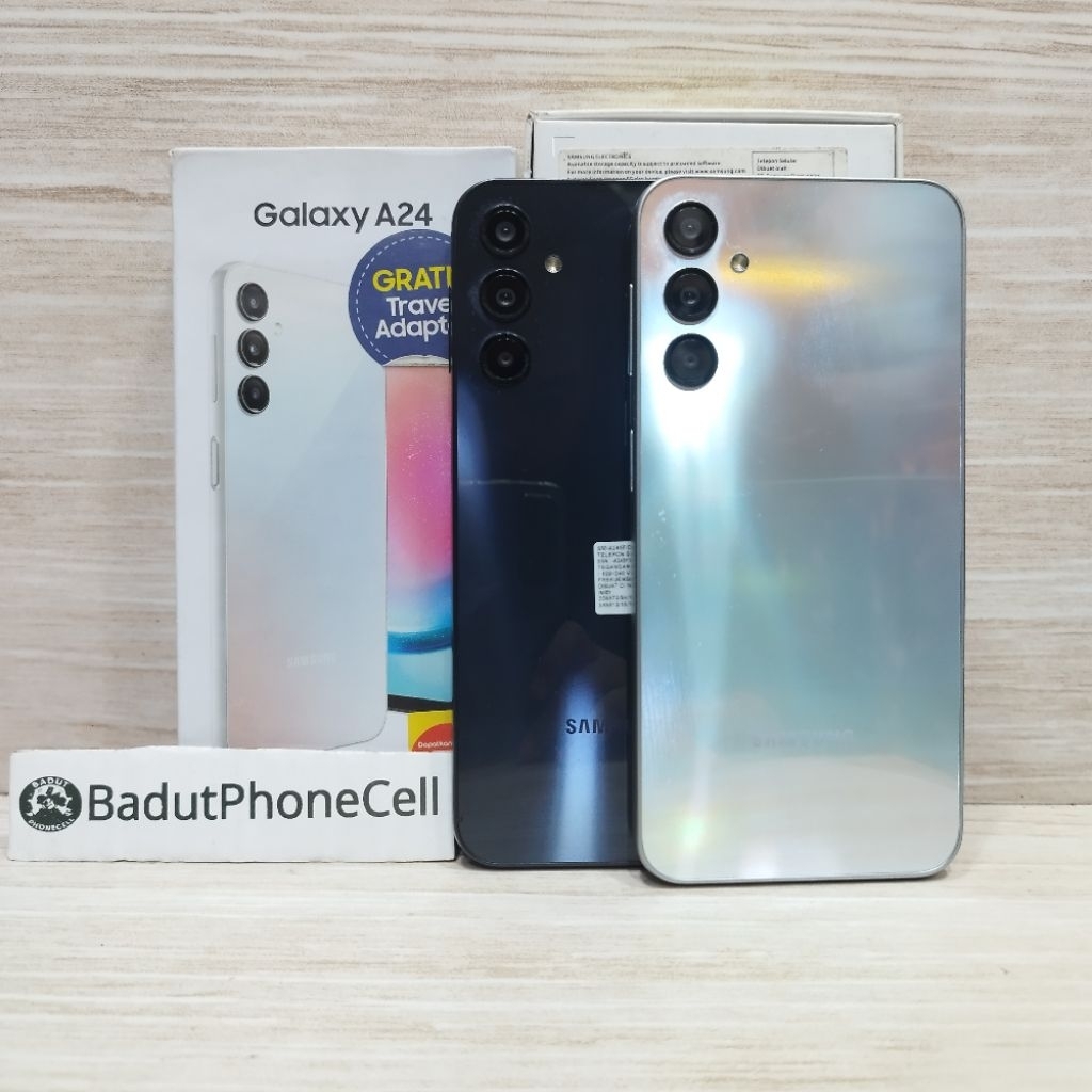 SAMSUNG A24 4G 8/128GB HANDPHONE SECOND BEKAS FULLSET