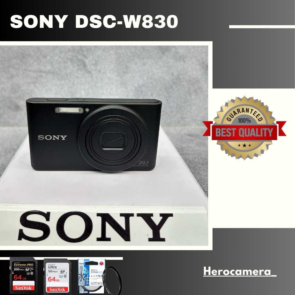 SONY DSC-W830 SECOND BLACK FUNGSI NORMAL SIAP PAKAI
