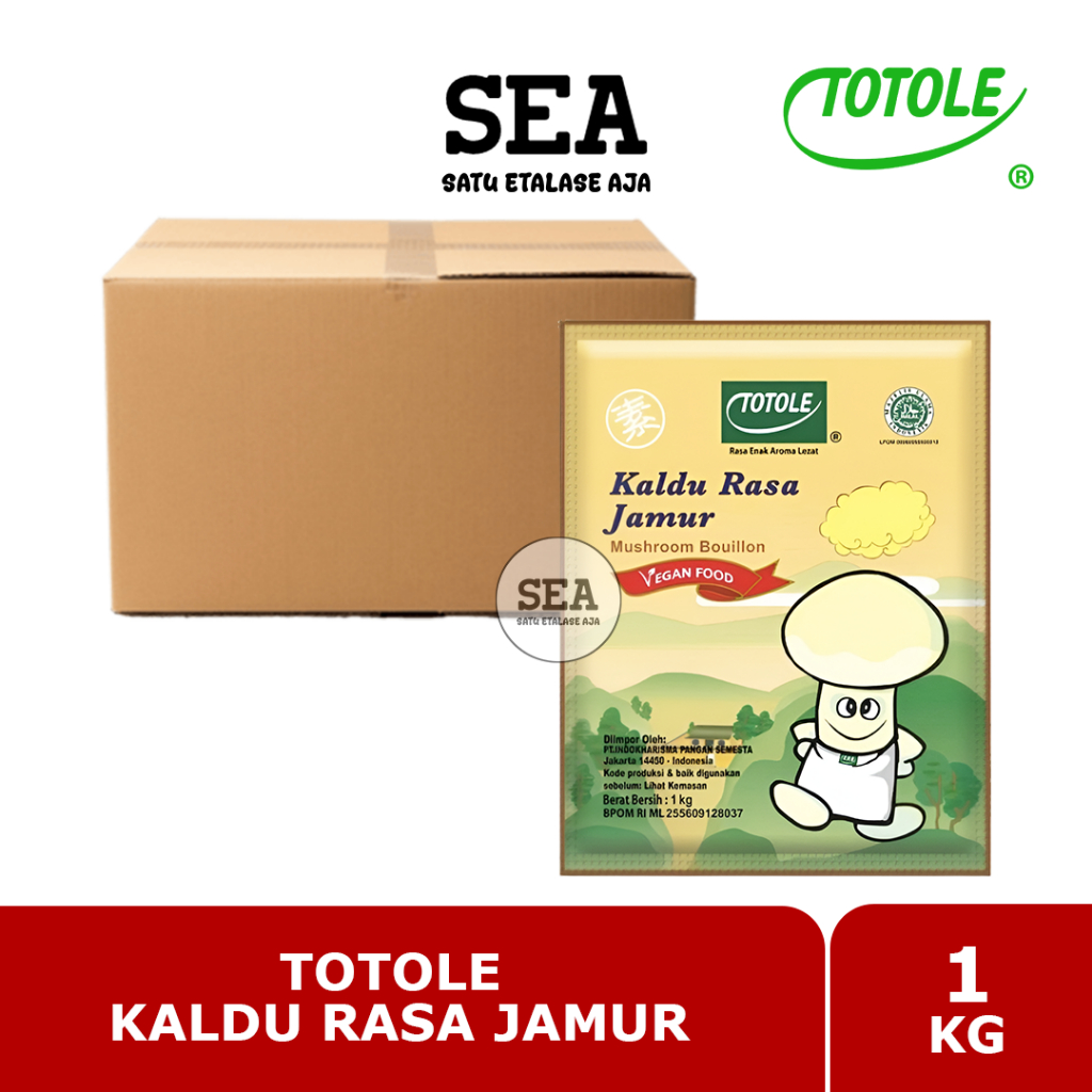 CTN - 1 DUS TOTOLE Kaldu Rasa Jamur 1kg - TOTOLE Kaldu Jamur 1 kg (1 DUS) - TOTOLE Mushroom Bouillon