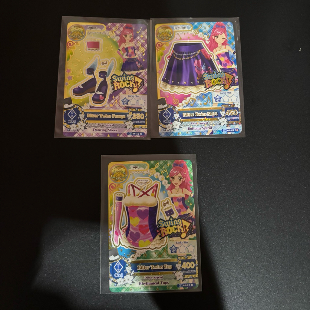 kartu aikatsu bitter twins set