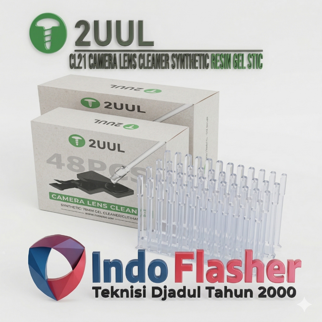 2UUL CL21 Camera Lens Cleaner Synthetic Resin Gel Stick Type 48PCS/Pack - Gel Pembersih Kamera